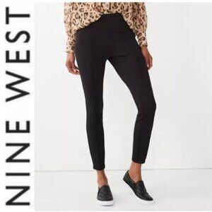 Nine West Black Tummy Control Leggings Medium